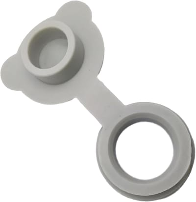 Badstopper - Afvoerplug - Water vasthouden - Universele pasvorm - 25 cm diameter - Grijs