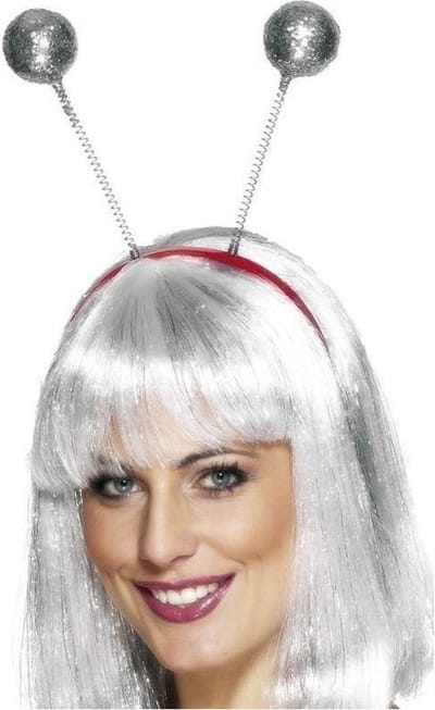 2x Diadeems met disco bollen