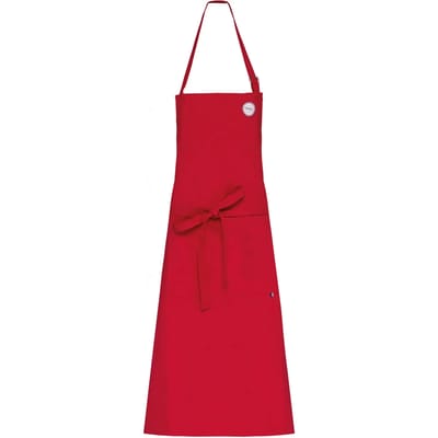Schort/Tuniek/Werkblouse Unisex One Size Kariban Red 100% Katoen