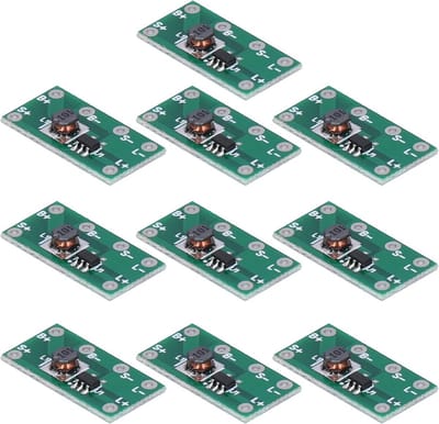 Solar Lamp Circuit Board - Solar Charge Controller - Automatisch Lichten Aansturen - Hoge Conversie Efficiëntie - 10 stuks - Groen