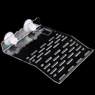 Dailygoody - Schildpad-platform - Drijvend eiland - Ideaal voor schildpadden - Transparant - Aquariumdecoratie - Geschikt voor terraria