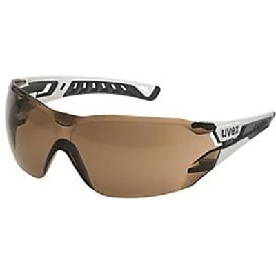 Veiligheidsbril Uvex pheos nxt CBR23, panoramische lens, speciaal CBR23 filter, krasbestendig, kunststof, zwart en wit