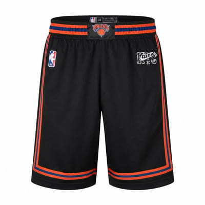 Nike New York Knicks City Edition Men's Nike Dri-FIT NBA Swingman - Short - Maat S - Black / Zwart - Knicks - Basketbal - Heren Short voor Mannen