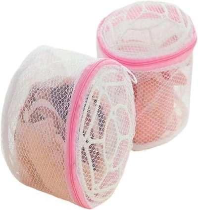 Waszak BH - Ondergoed Net - Kleding Beschermen - Zachte Verzorging - 15 cm x 15 cm - Wit