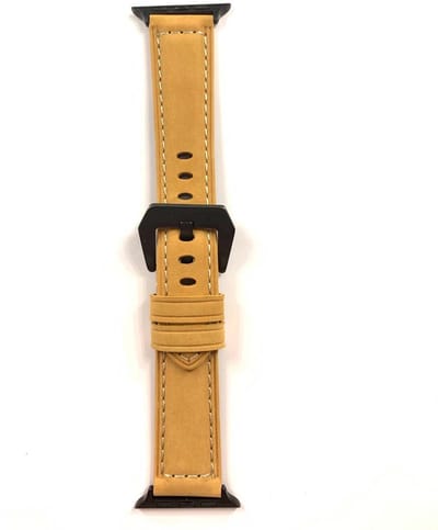 watchbands-shop.nl Leren bandje - Apple Watch Series 1/2/3/4 (42&44mm) - Bruin