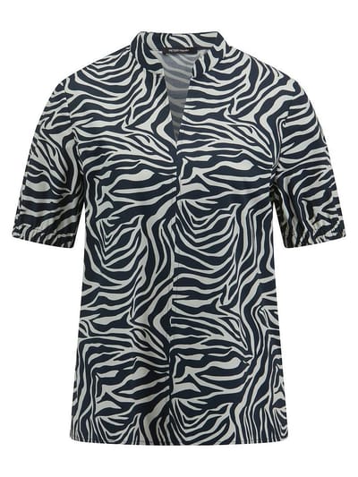 Blouse Van Peter Hahn blauw