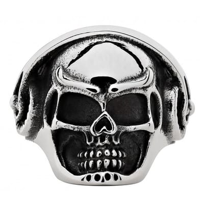 Zippo Ring Headphone Skull