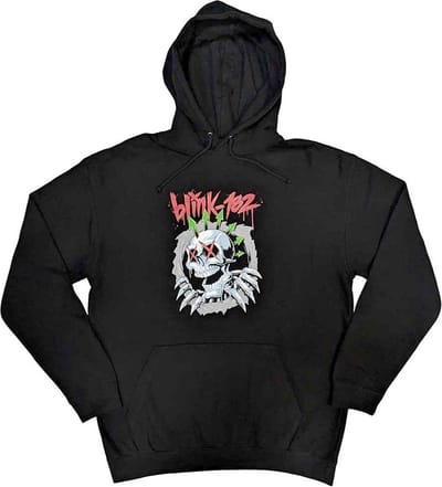Blink-182 - Six Arrow Skull Hoodie/trui - S - Zwart