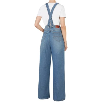 Pepe Jeans Sabrina Mouwloze Overall Blauw M Vrouw