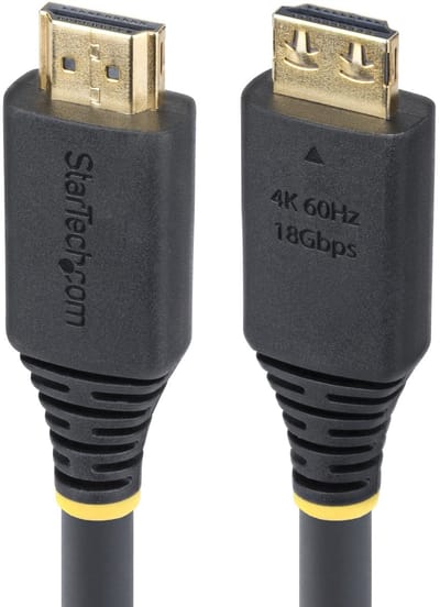 StarTech.com 7m High Speed HDMI Kabel met Grip Connectors, 4K 60Hz/1440p 144Hz, HDR10/HDCP 2.2/ARC, 18Gbps, UHD HDMI Kabel voor TV/Monitor/Display, TPE Mantel