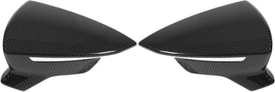 Allecto - Achteruitkijkspiegel Covers - Carbon Fiber - Bescherming voor SEAT Leon en Ibiza - Stijlvol en Duurzaam - Geschikt voor SEAT Leon 2013-20...