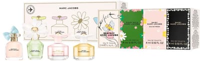 Marc Jacobs Travel Exclusive Giftset - Perfect EDP 5 ml + Daisy Wild EDP 4 ml + Daisy Eau So Fresh EDT 4 ml + Daisy EDT 4 ml - cadeauset voor dames