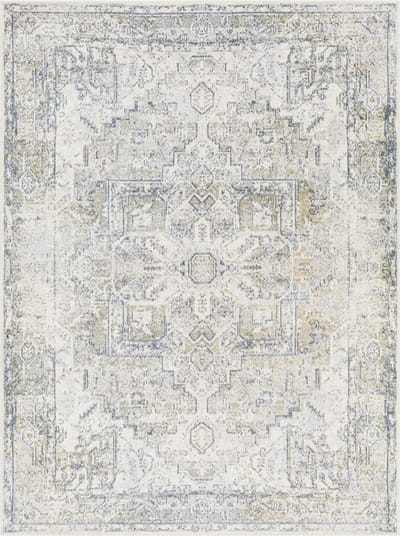 SURYA - VIVIAN Wasbaar Oosters Vintage Tapijt Taupe