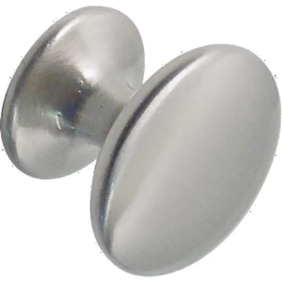 Bertomani Meubelknop - Aluminium Vernikkeld - 30mm - Set Van 2