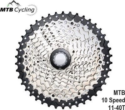11-40 Breed Cassette MTB - 10 speed - Wide Ratio mountainbike cassette