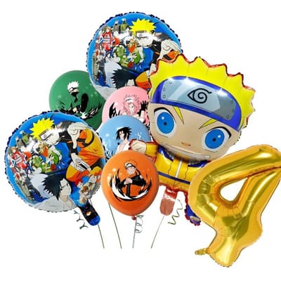 Naruto Decoraties Cartoon Verjaardag Deco Hoofdband Feestartikelen Rugzak Poster Wegwerp Feestservies Tafelkleed Borden Bekers