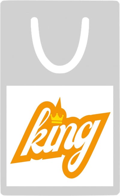 Hacebo® - King metalen boekenlegger- Koning - een koning - verjaardagscadeau - kroontje - kado - gift - geschenk Bladwijzer boekenleggers - 7.6 cm x 5cm