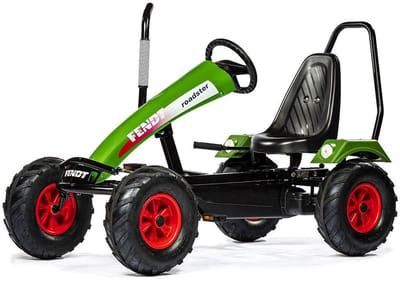 DINO Cars Track Fendt Skelter – Groen/Zwart – Stoere Fendt Uitvoering – Skelter vanaf 5 Jaar – Verstelbare Stoel