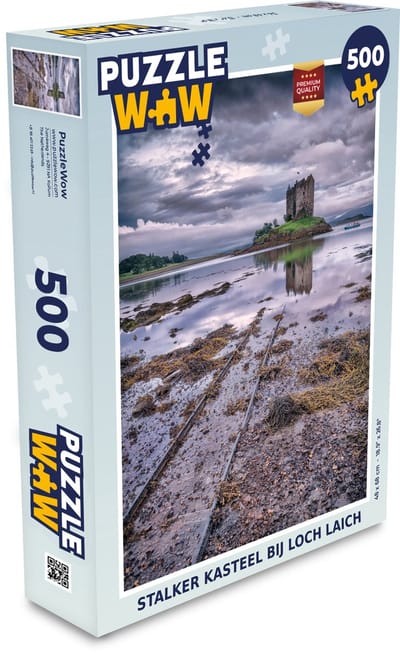 Puzzel Stalker Kasteel bij Loch Laich - Legpuzzel - Puzzel 500 stukjes