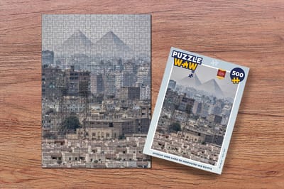 Puzzel Uitzicht over Caïro de hoofdstad van Egypte - Legpuzzel - Puzzel 500 stukjes