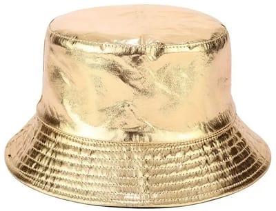 2 stuks Buckethat goud, vissershoedje toppers 2025 - Toppers 2025