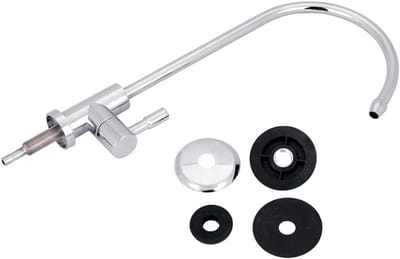 Kraan voor Keuken, 1/4'' Zinklegering Chroom Omgekeerde Osmose Drinkwaterkraan voor Waterfilter Systemen, 30.5cm/12in, Duurzaam en Stijlvol