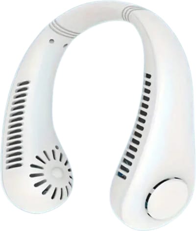 Bovista Nekventilator - Draagbare Gezichtsventilator - Neck Fan - Met Koeling - Hals - Hoofd - Wit - Hals