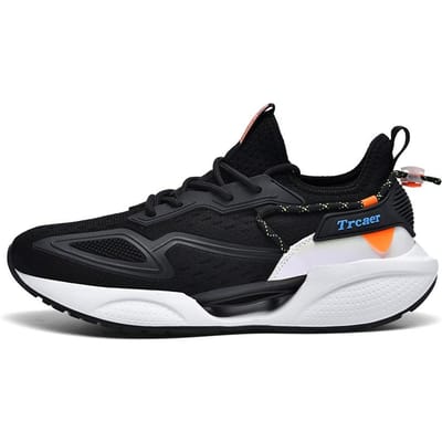 Platform Heren Sneakers Street Style Schoenen Voor Heren Sport Casual Hardloopsneakers Man Basketbalschoenen Mannelijk Goede Kwaliteit 45 black