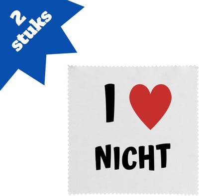 Akyol - i love nicht brillendoekjes - Nicht - de liefste nicht - verjaardag - cadeautje voor nicht - nicht artikelen - kado - geschenk - 17,8 bij 17,8 cm - 2 stuks