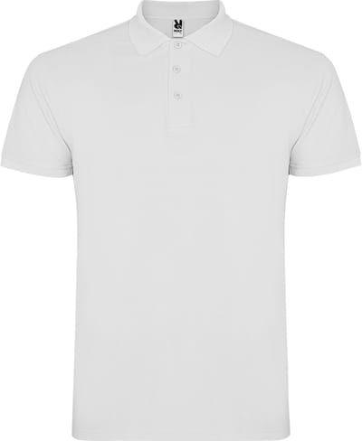 Roly - Star Polo - White 01 maat 4XL
