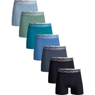 Muchachomalo Boxershorts Heren – 7 Pack – 95% Katoen – Normale Lengte – Heren Ondergoed – Onderbroeken Heren