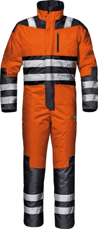 SIR SAFETY ROWANIEMI Hi Vis Reflecterend Amerikaanse Overall HEREN Overall Werkkleding Oranje Blauw - Watervast