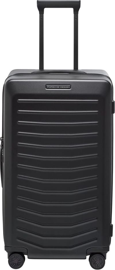 PORSCHE DESIGN Trolley Roadster HC 4W Trunk Black Matte Zwart 71cm