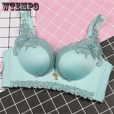 Dames Top Push-up BH Volle Cup Sexy Kant BHs voor Vrouwen Bralette Top Grote Maten Naadloos 32A
