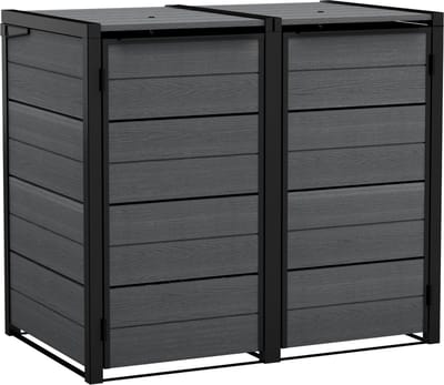 Keter Hide Away Containerberging - 2x 240L - Antraciet