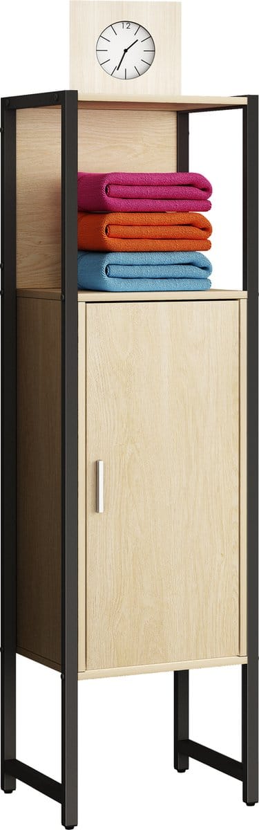 VCM vrijstaande badkamerkasten, badkamer vloerkast, vrijstaande badkamerkast, badkamermeubel, badkamer opberglades, smalle kast, badkamer ladekast, vrijstaande badkamer opbergmeubels, handdoekenrek