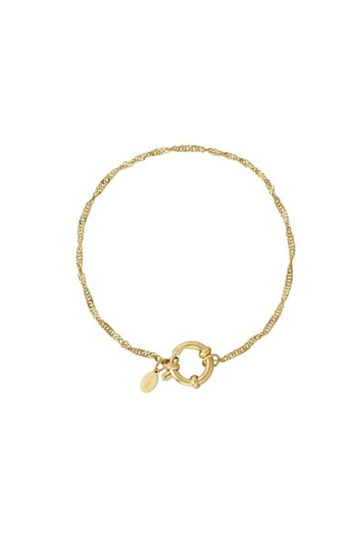 Goudlief Roestvrijstalen kettingarmbanden Ketting DIY Dagelijkse eenvoudige serie Damessieraden - Roestvrij staal - Verkleurt niet