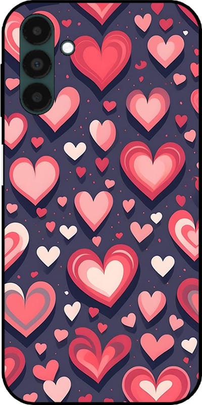 Smartphonica Telefoonhoesje Geschikt voor Samsung Galaxy A04s/A13 5G met Hartjes Opdruk - TPU Backcover Case With Heart Design geschikt voor Samsung Galaxy A04s;Samsung Galaxy A13 5G
