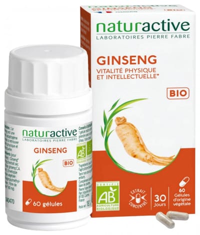 Naturactive Ginseng Bio 60 Gélules