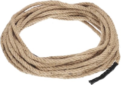 Dikke Natuurlijke Jute Touw 12 mm x 15 Meter Gevlochten Hennep Touw voor Ambacht, Decoratie en Klimtouw