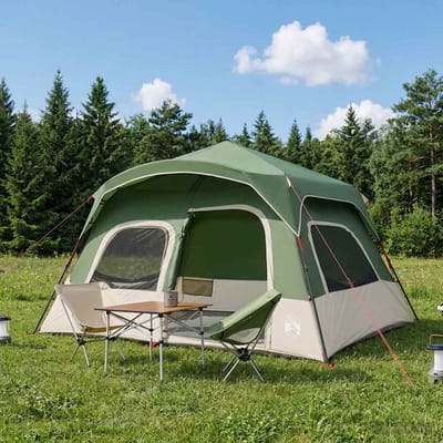 vidaXL - Directe - Tent - Groen - 340 - x - 280 - x - 190 - cm