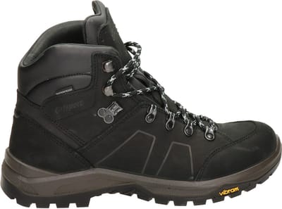Grisport Utah Mid Zwart Wandelschoenen