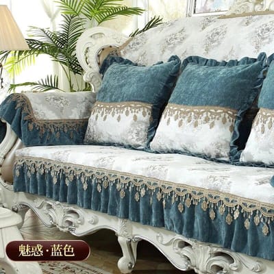 Borduurwerk Bankkussen Woondecoratie Europees Antislip Bankhoes Woonkamer Jacquard Hoes Meubelhoes Armleuning 1pc armrest 30x70 cm