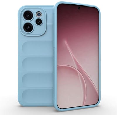 Coverup Hoesje - Geschikt voor OPPO Reno15 F Hoesje - Coverup Hands-On Rugged Back Cover - Lichtblauw
