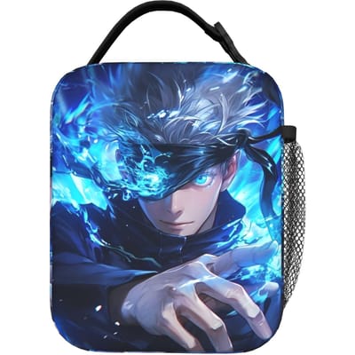Anime Manga Itadori Geïsoleerde Lunchtas Draagbare Jujutsu Kaisens Anime Herbruikbare Koeltas Tote Lunchbox School Buiten One Size