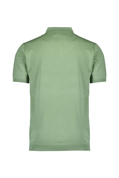 No Excess Pullover Short Sleeve Polo Button Solid Green Maat: XXL | Poloshirts Outlet | Heren | Groen
