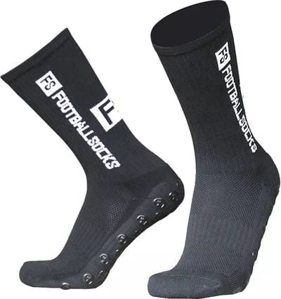 Scoby - Sportsokken met Grip - Gripsokken - Anti-slip Sokken - Ondersteunend - Sportsokken - Support Socks - Maat 39/45 - Zwart