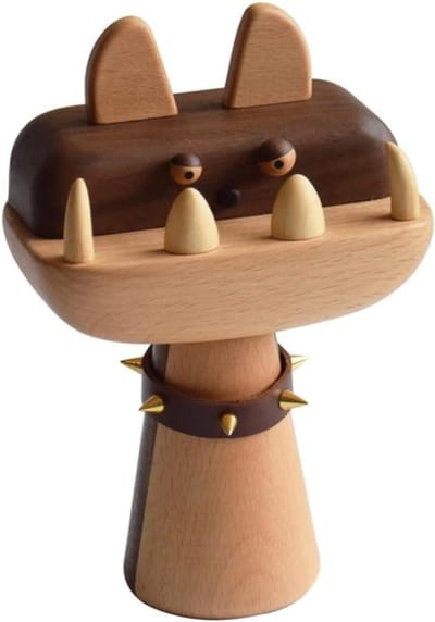 Houten Sleutelrek - Sieradenhouder Lade - Spullen Organiseren - Uniek Boomontwerp - 20 x 14.5 x 9.5 cm - Houtkleur