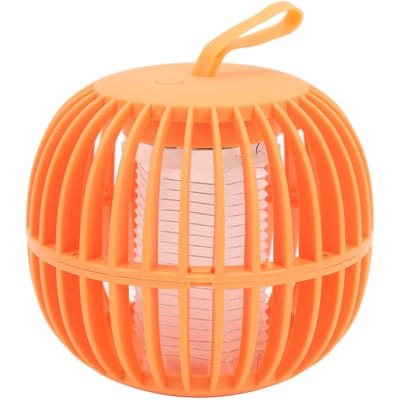 Piège à insectes électrique Recharge USB Double usage Faible bruit Boîtier ABS Tue-moustiques pour la maison le camping beige