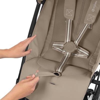 Ultralichte Kinderwagen voor Kinderen van 6 Maanden tot 4 Jaar - Perfect voor Op Reis - Canvas Wit